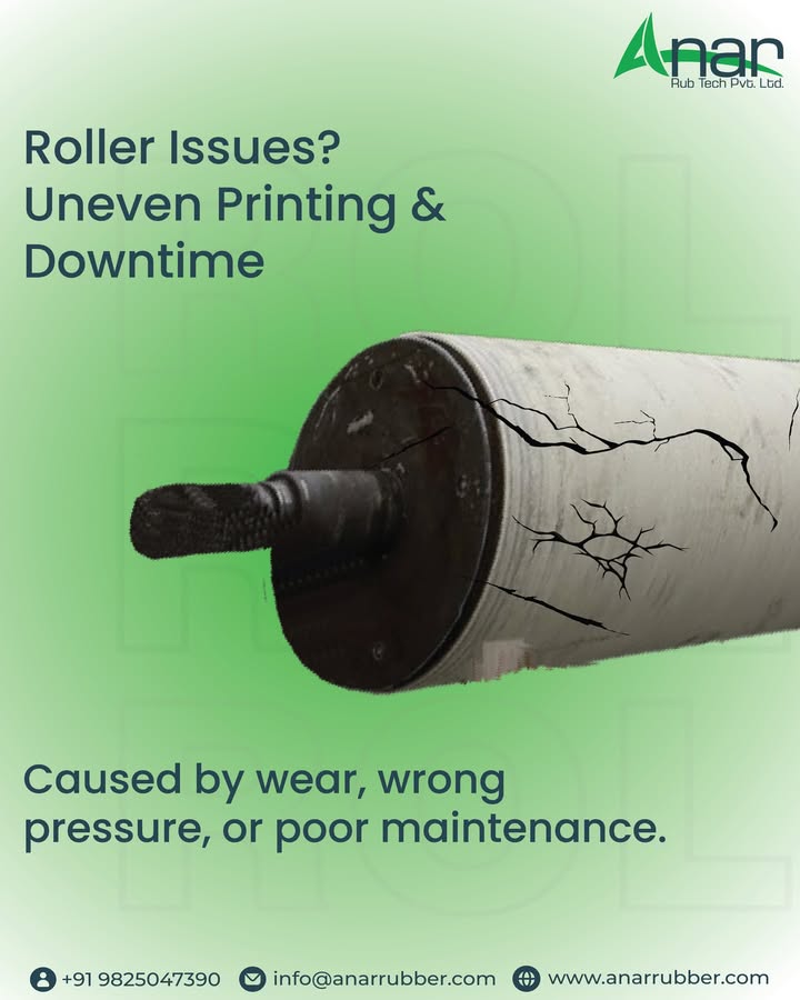 Anar Rub Tech, Roller, RubberRoller, PrecisionRoller, RollerManufacturer, AnarRubber, AnarRubTech
