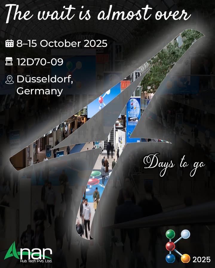 Anar Rub Tech,  K2025, KTradeFair, PlasticsIndustry, RubberIndustry, DÃ¼sseldorf, Germany, AnarRubTech, AnarRubber