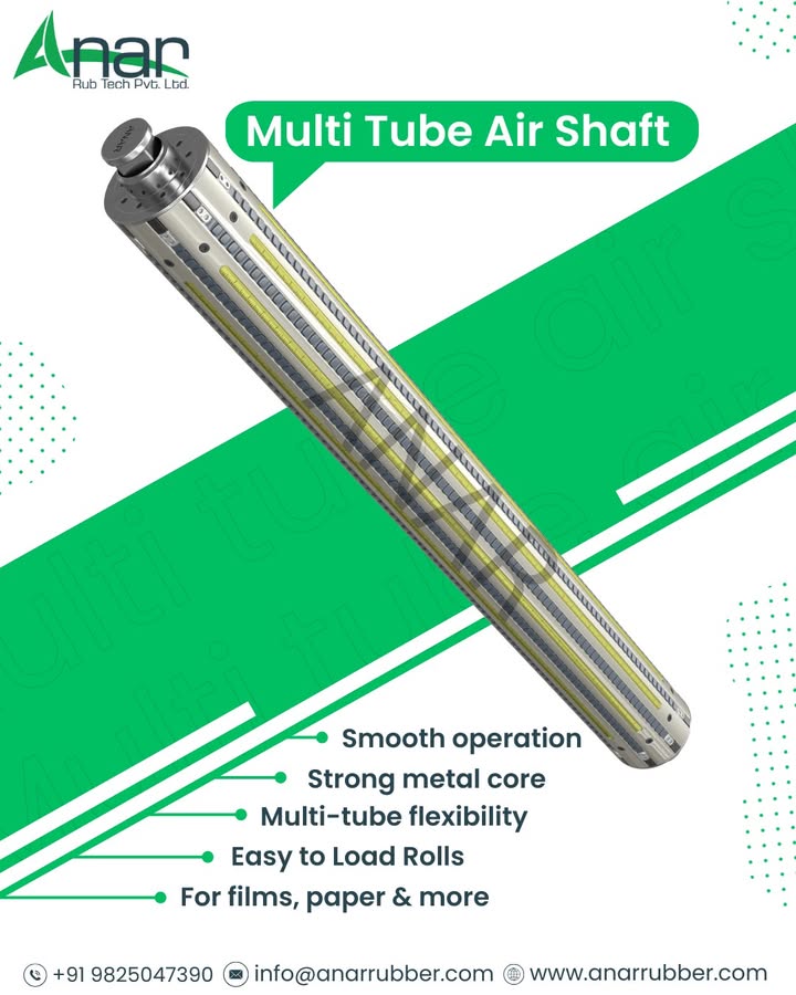 Anar Rub Tech,  MultiTubeAirShaft, IndustrialMachineryIndia, PrintingAndPackaging, HighSpeedProduction, QualityEngineering, AnarRubTech, TrustedManufacturer