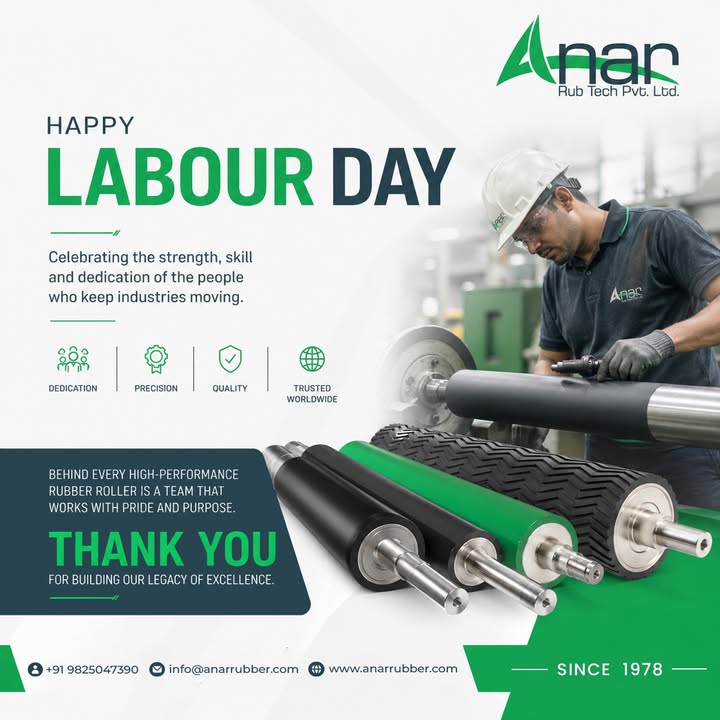Anar Rub Tech,  LabourDay, HappyLabourDay, WorkersPower, RespectWorkers, IndustrialIndia, ProudMoment, HardWorkPays, Celebration, Gratitude, AnarRubTech