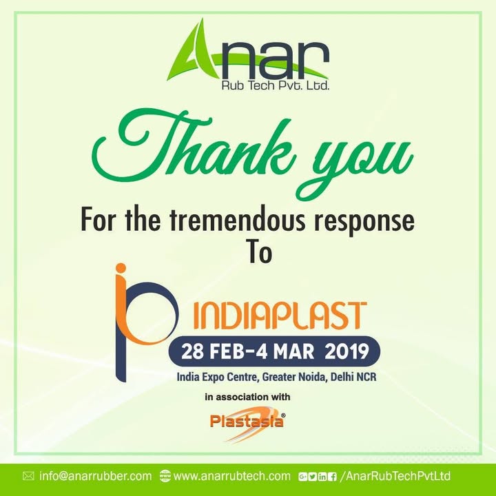 Anar Rub Tech,  AnarRubTech, Plastindia2019