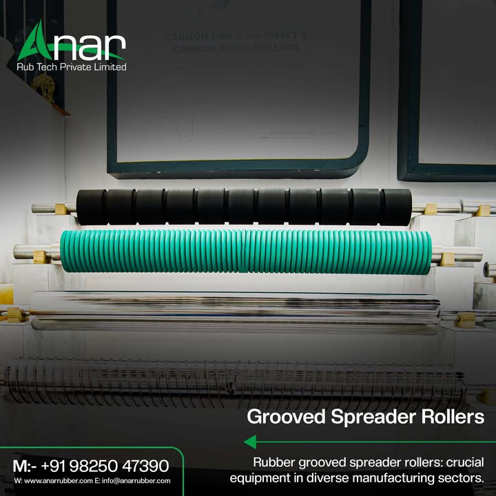 Anar Rub Tech,  groovedspreaderroller, EngineeringExcellence, rubberroller, anarrubber, Textile, textileindustry, packagingindustry, businessstrategy, AnarRubTech, anarrubtechpvtltd