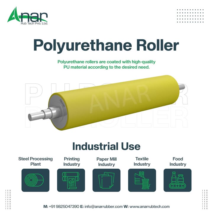 Anar Rub Tech,  PolyurethaneRoller, P.URoller, anarrubber, IndustrialRoller, Textile, textileindustry, packagingindustry, businessstrategy, AnarRubTech, anarrubtechpvtltd