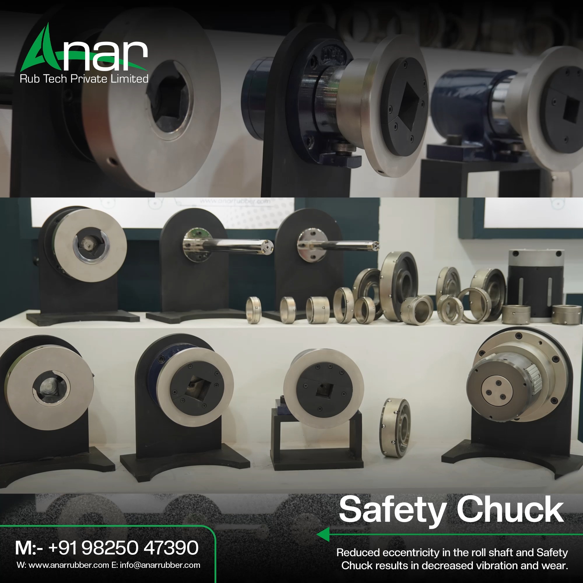 Safety Chuck Innovations, Your Anchor to Secure Operations. Lock into a new standard of safety and reliability in industrial processes.
.
.
.
#safetychuck #anarrubber #paperindustry #pulpindustry #printingindustry #packagingindustry  #roller #rubberindustry #ahmedabad #flexibleindustries #AnarRubTech #anarrubtechpvtltd