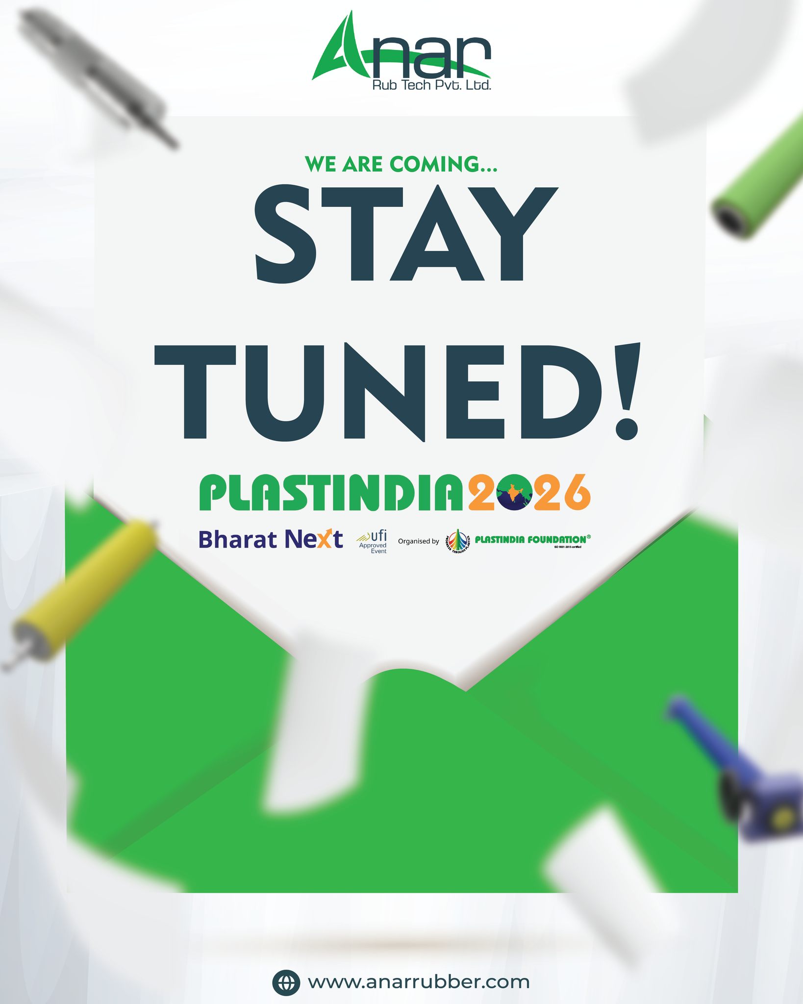 Anar Rub Tech,  Plastindia2026, BharatMandapam, ExpoVibes, PlasticsInnovation, IndustryLife, GlobalPlatform, AnarRubTech