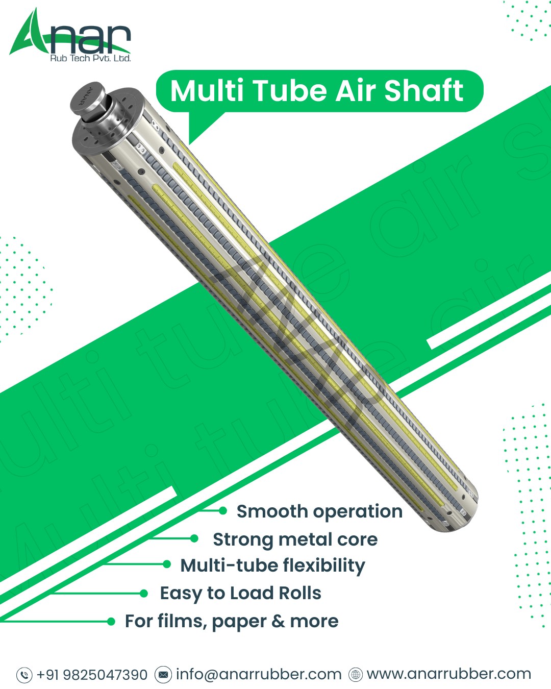 Anar Rub Tech,  MultiTubeAirShaft, IndustrialMachines, AnarRubTech, MadeInIndiaBrand, TrustedManufacturer