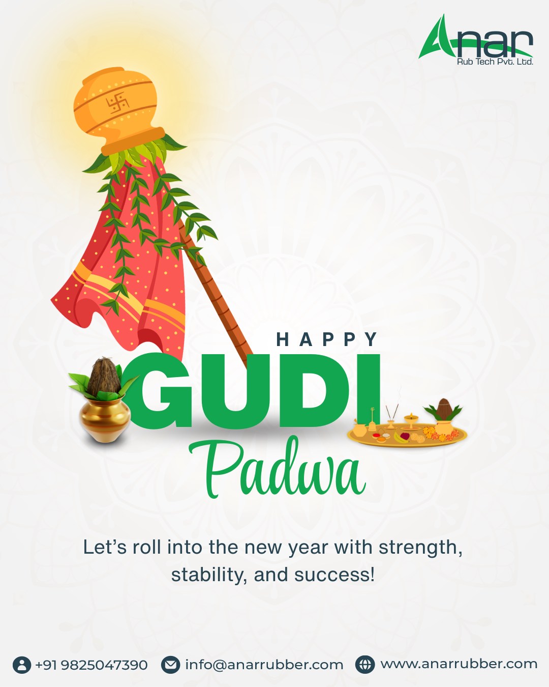 Anar Rub Tech,  GudiPadwa, NewBeginnings, FestiveVibes, Gratitude, Festival, AnarRubTech