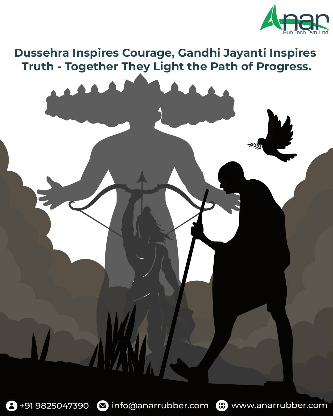 Anar Rub Tech, GandhiJayanti, MahatmaGandhi, Gandhiji, HappyGandhiJayanti, Dussehra, HappyDussehra, DussehraWishes, AnarRubTech