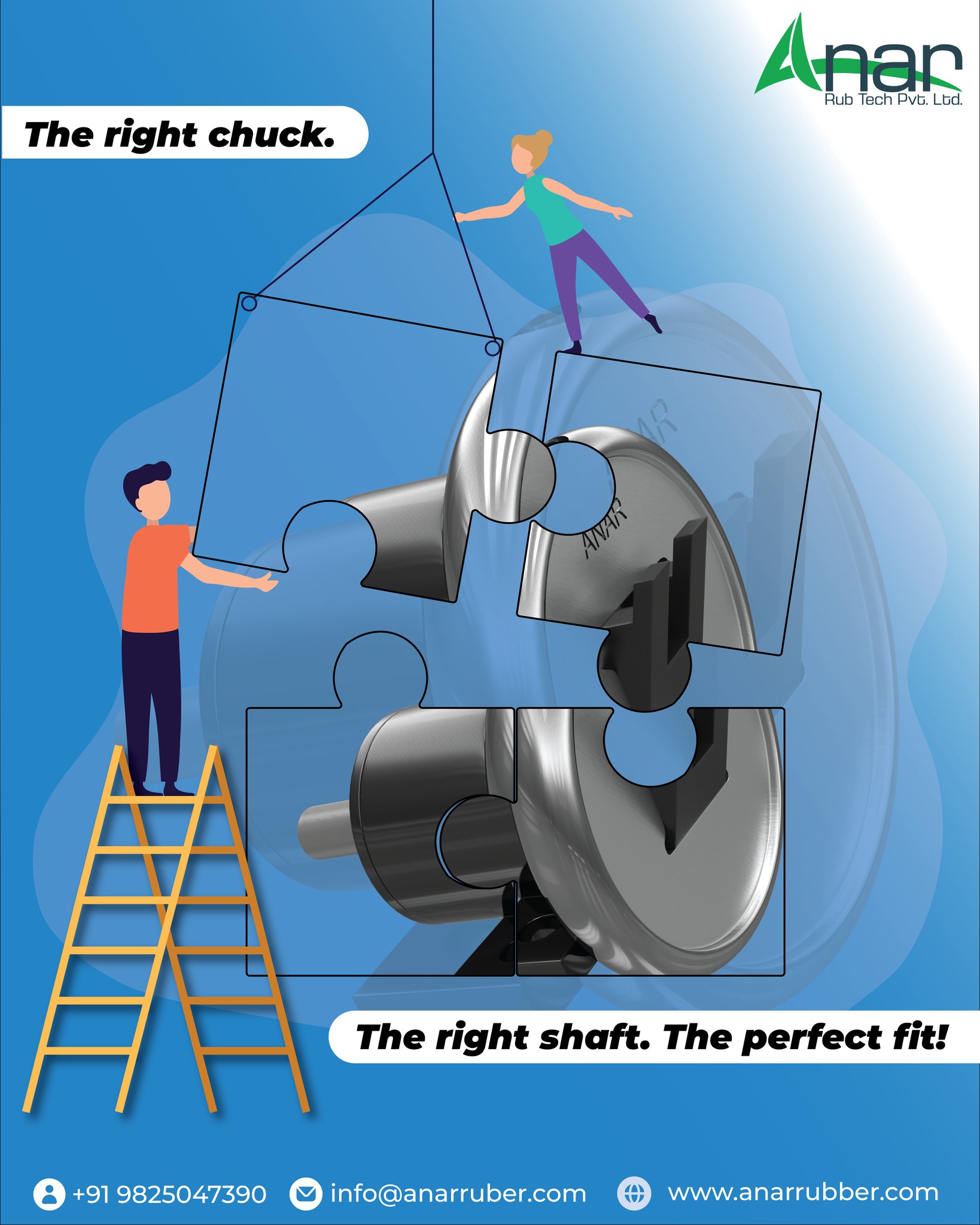 When safety meets precision ⚙️

From winding to unwinding, our safety chucks keep your rolls secure, protect your equipment, and make operations smooth.

Trusted by printing, packaging, paper, and textile industries around the world 🌍.
#SafetyChucks #RollHandling #WebControl #Airshaftmounting #PrintingIndustry #PackagingIndustry #PaperIndustry #TextileIndustry #Winding #Unwinding #AnarRubTech